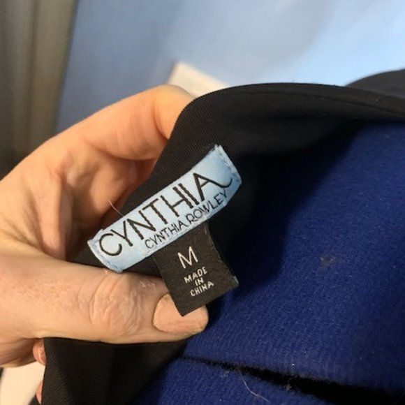 Cynthia Rowley colorblock bodycon dress, size M - Picture 2 of 3